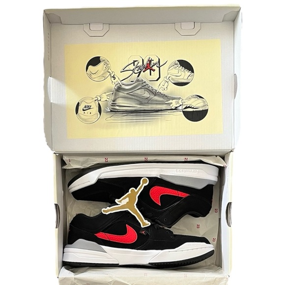 NEW Air Jordan Stadium 90 Big Kids size 6.5Y Black - Picture 13 of 14